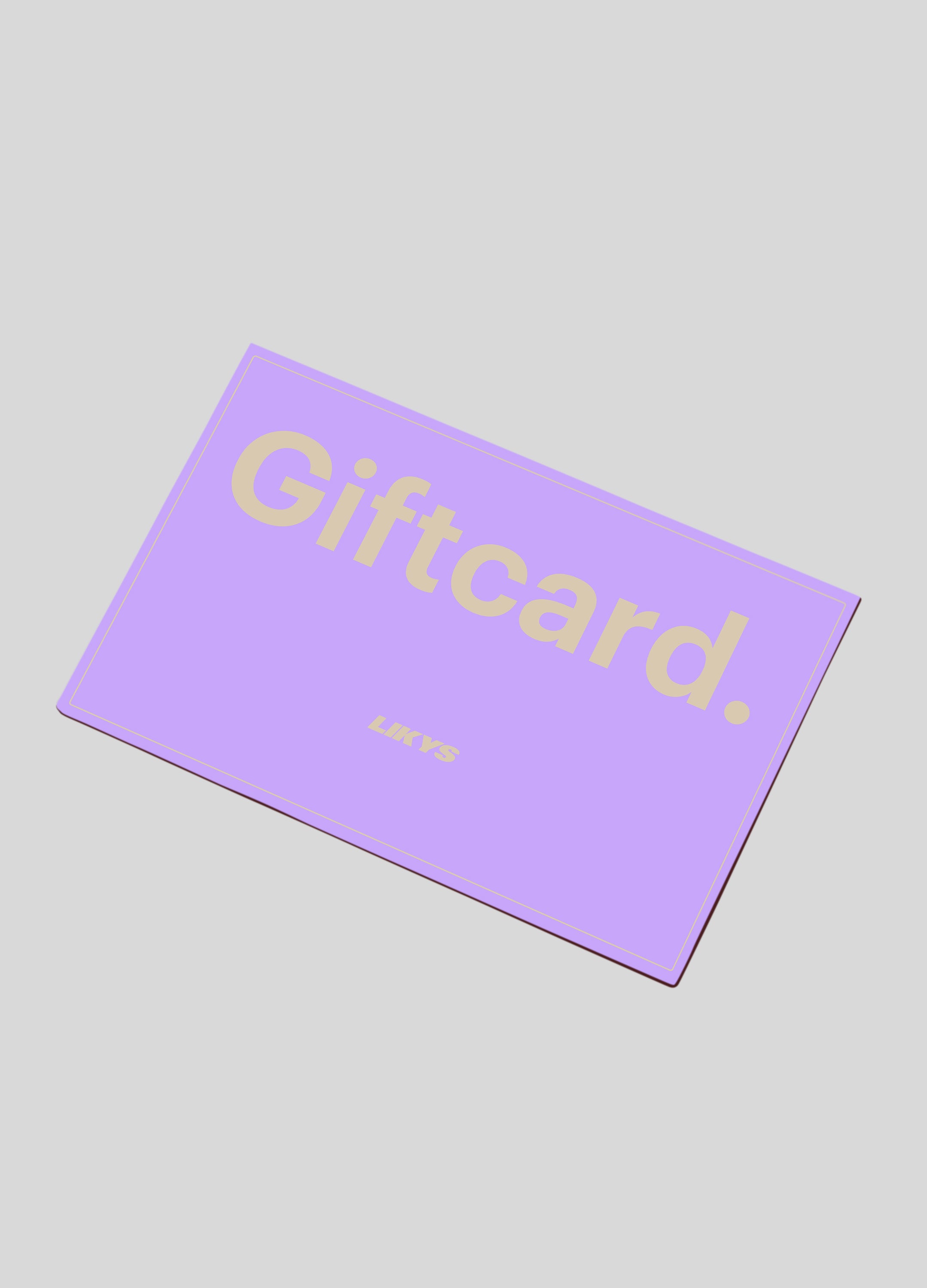 Training Gift Card
