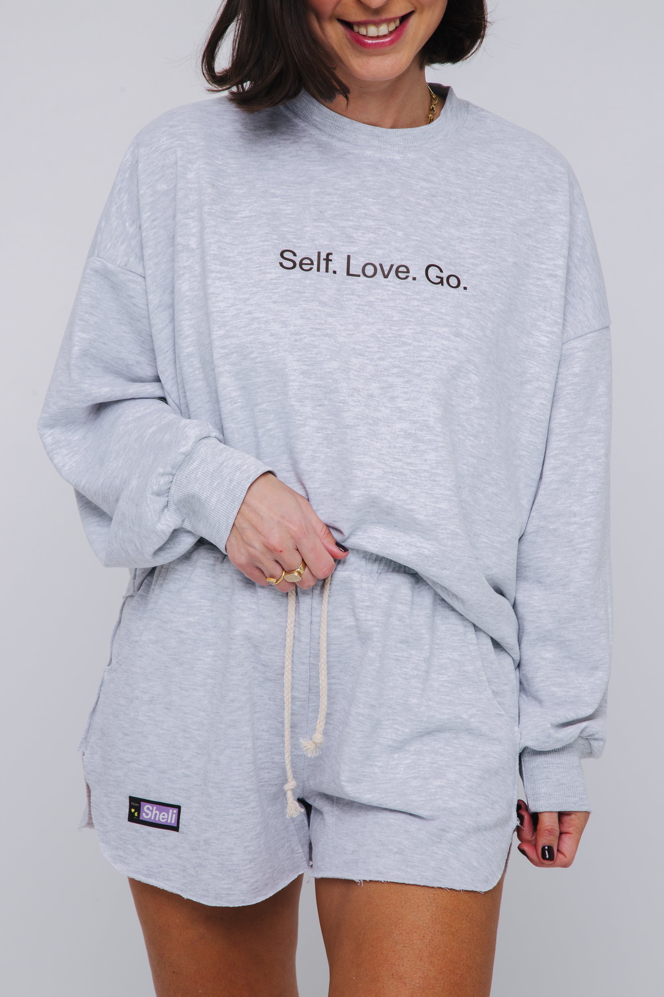 Self. Love. Go Long Sleeve - Grey