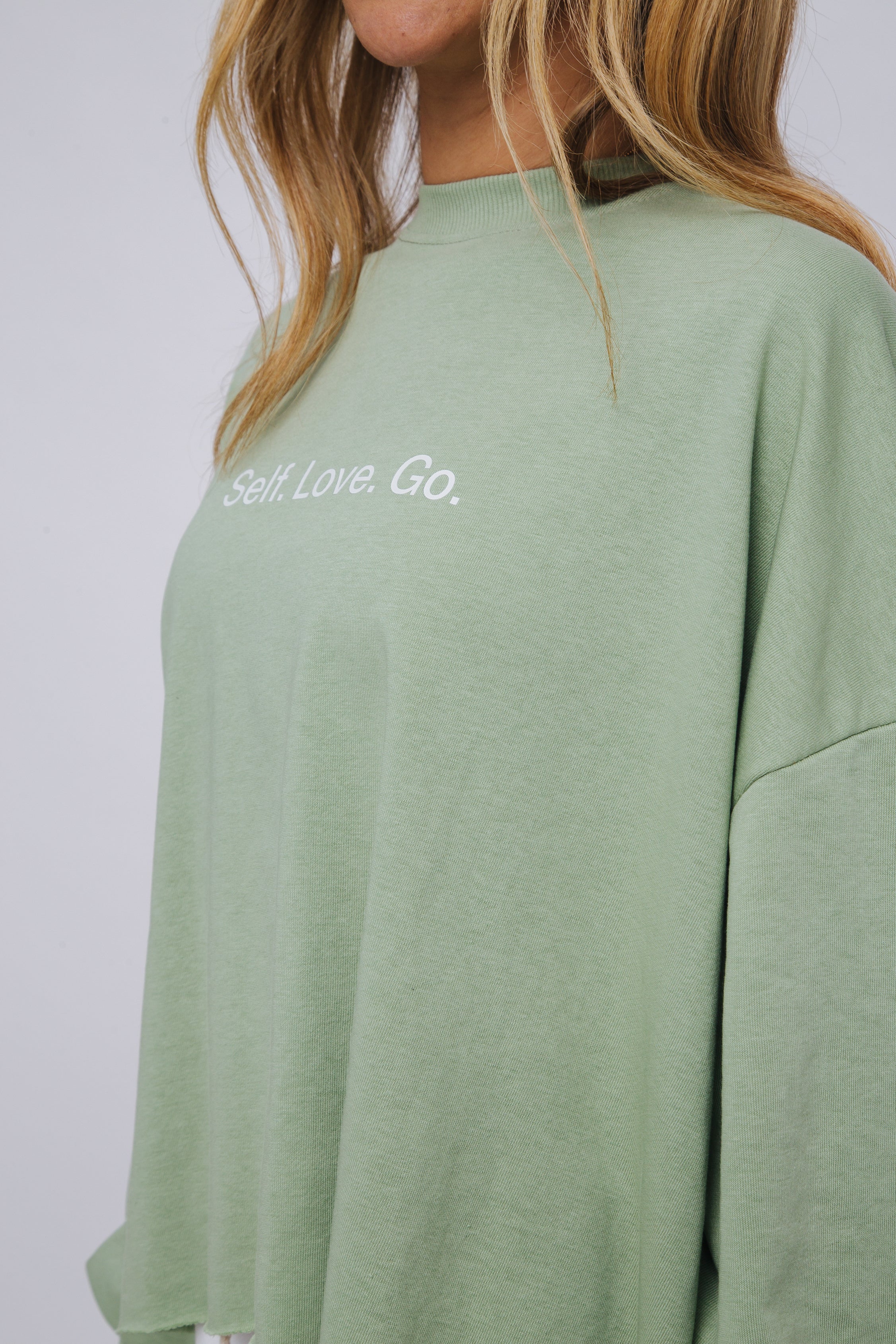 Self. Love. Go Long Sleeve - Mint
