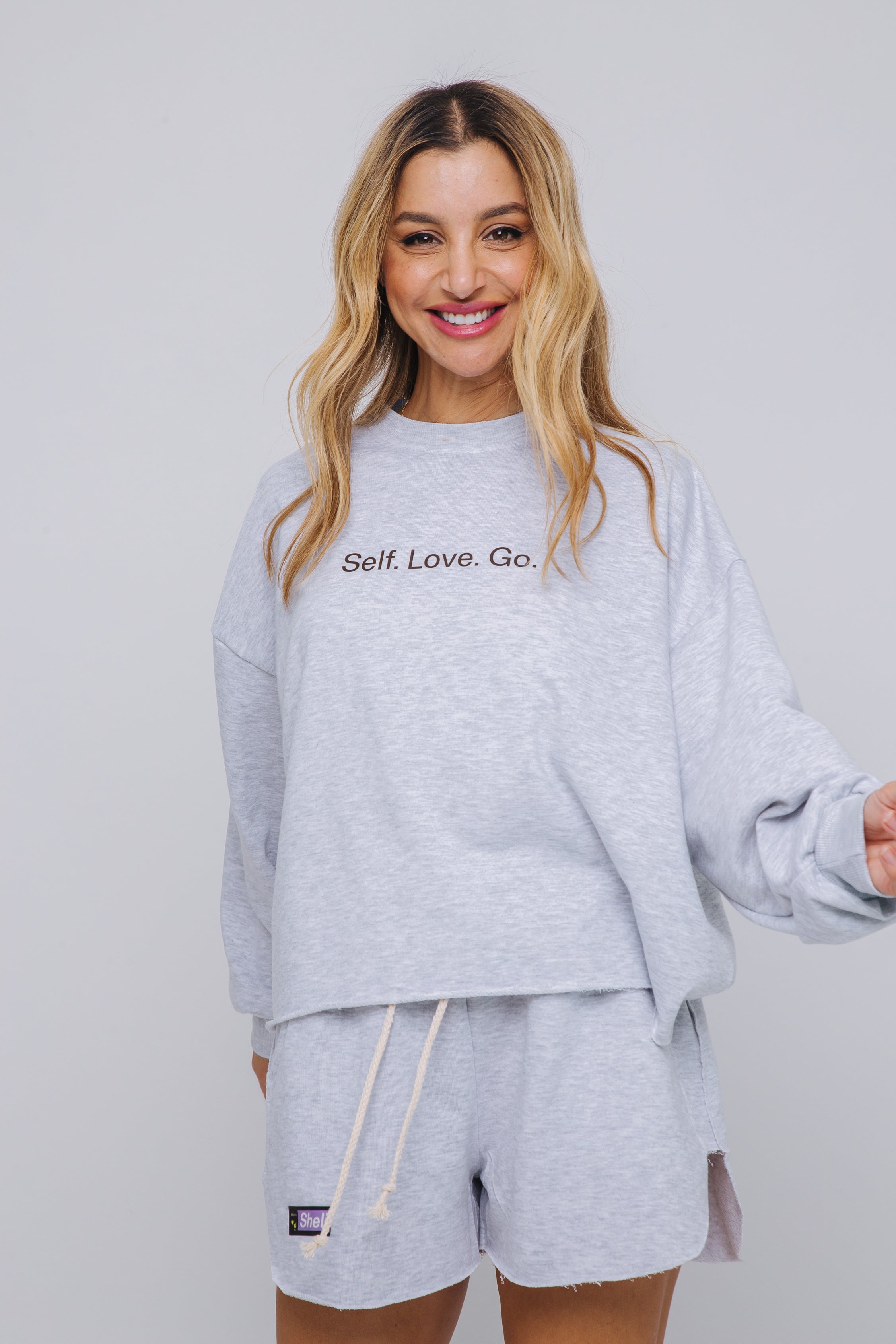 Self. Love. Go Long Sleeve - Grey